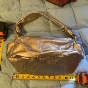 Coach Parker gold leather